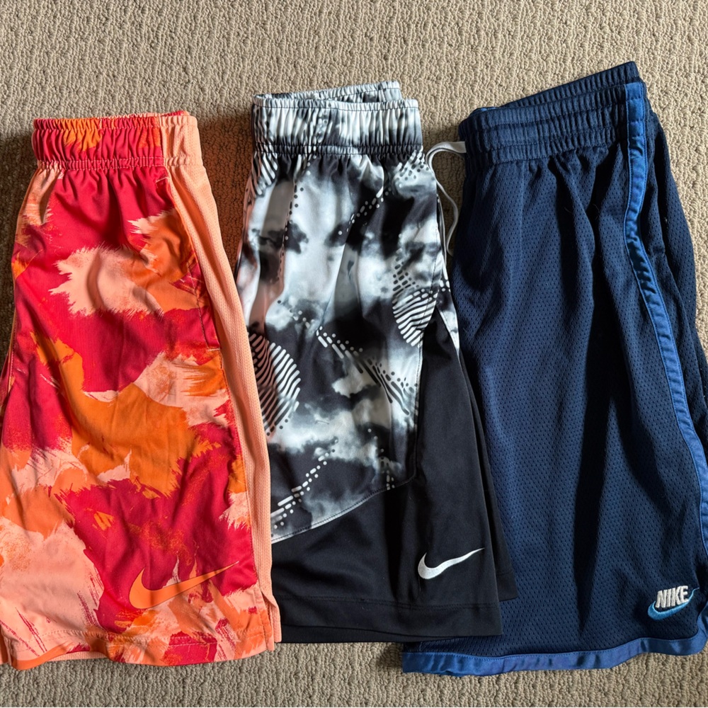 Nike Kids' Multicolor Athletic Shorts Bundle